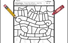 Christmas Color By Letter Christmas Coloring Pages Color By Code