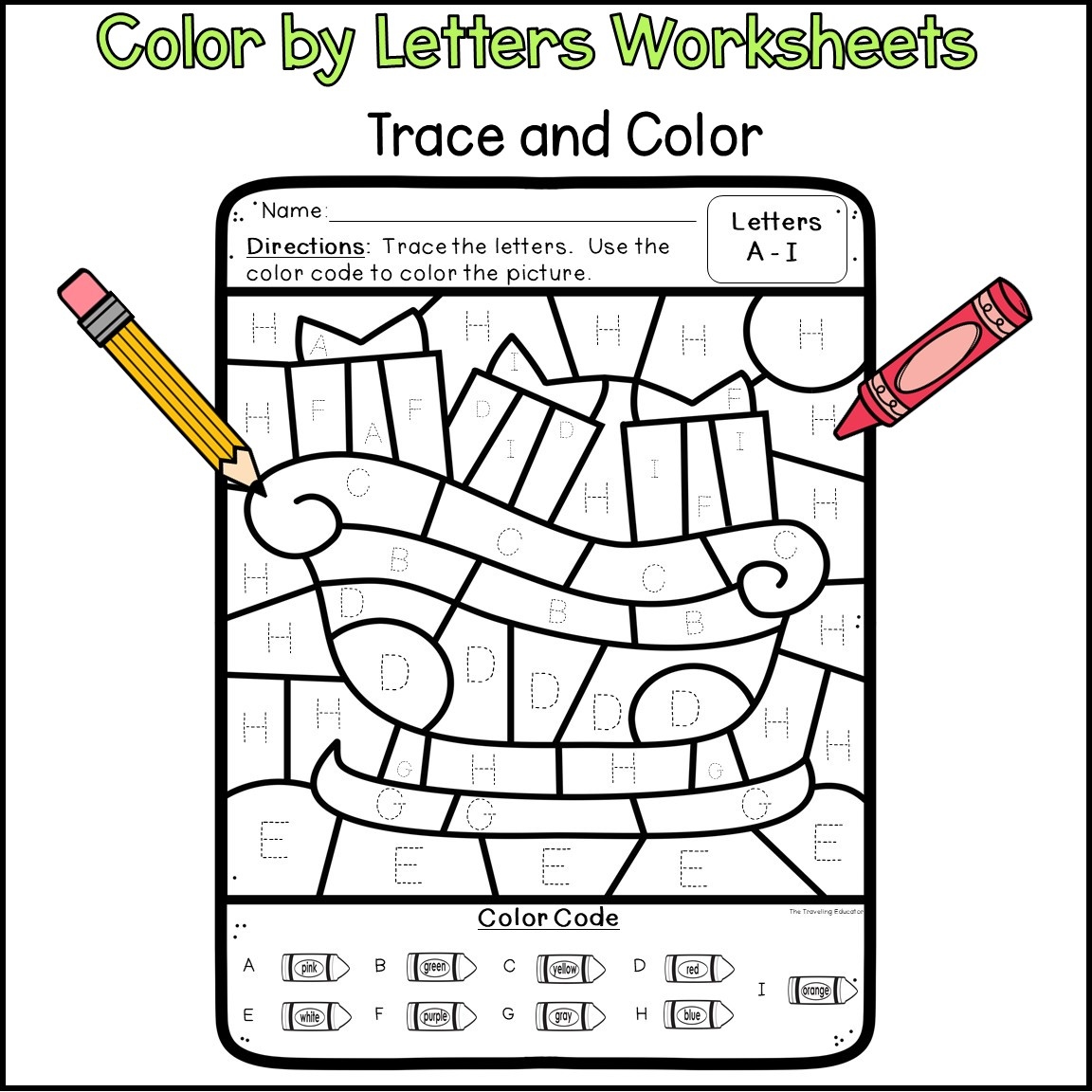 Christmas Color By Letter Christmas Coloring Pages Color By Code Christmas Color By Letter Christmas Coloring Pages Color By Code