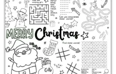 Christmas Coloring Activities For Kids Free Printable