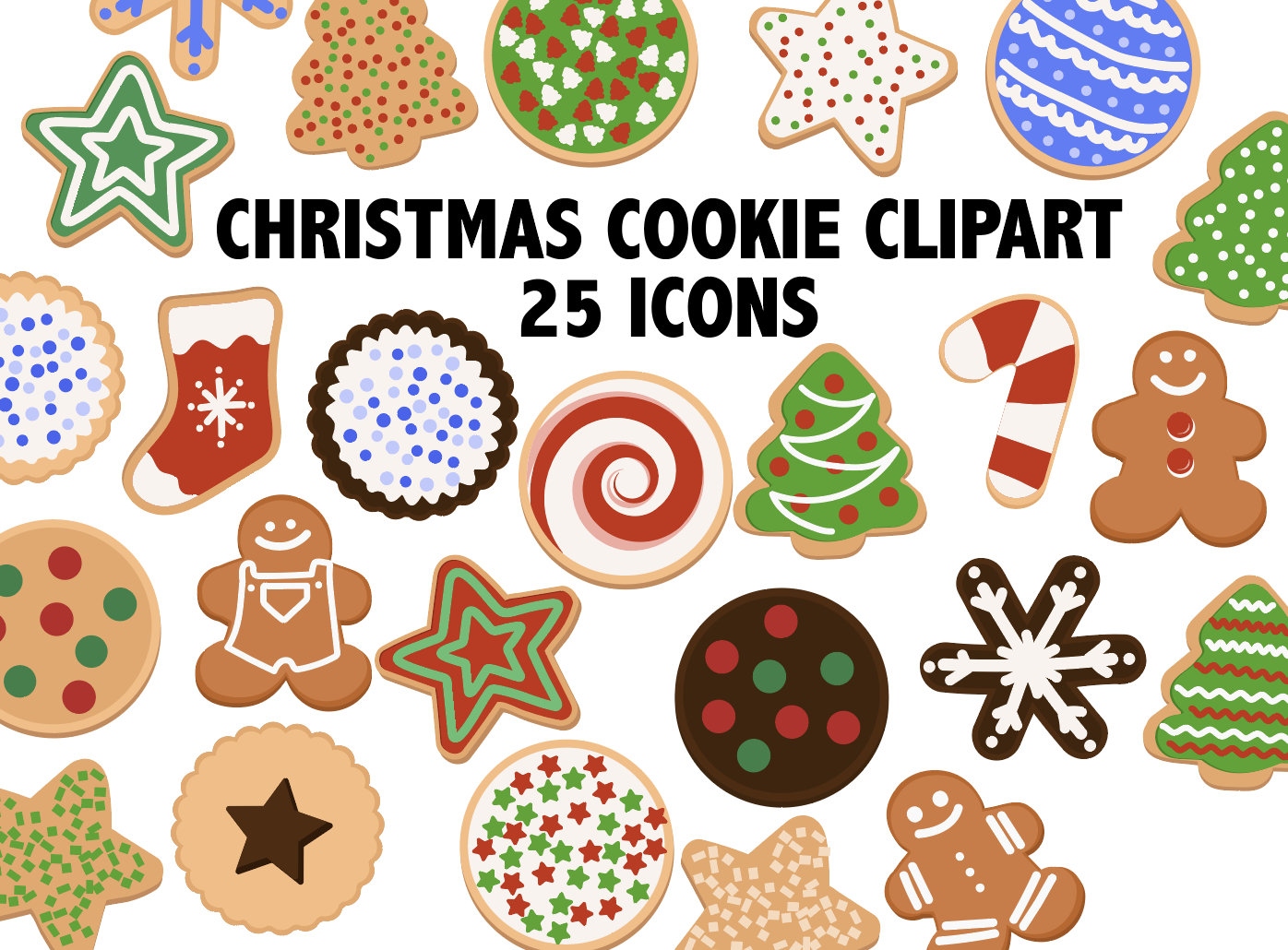 Christmas Cookie Clipart Xmas Holiday Christmas Cookie Clipart Xmas Holiday