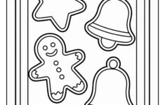 Christmas Cookie Coloring Pages