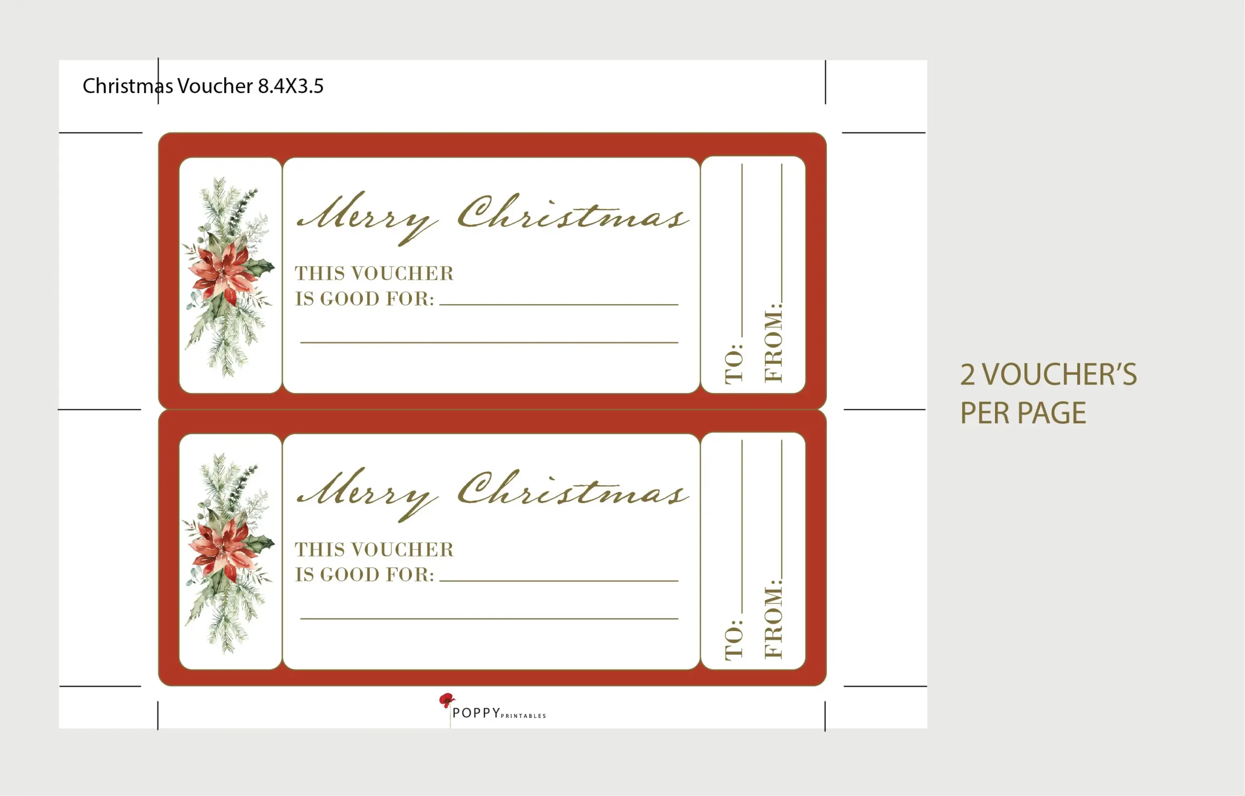 Christmas Coupon Voucher Instant