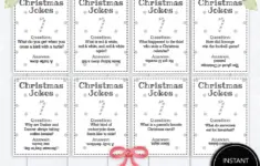 Christmas Cracker Jokes Printable