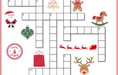 Christmas Crossword Puzzle Free Printable