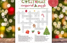 Christmas Crossword Puzzle Game