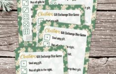 Christmas Dice Game Printable