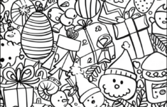 Christmas Doodles Coloring Book