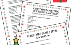 Christmas Family Feud Game Printable Fun Holiday Game For All Ages