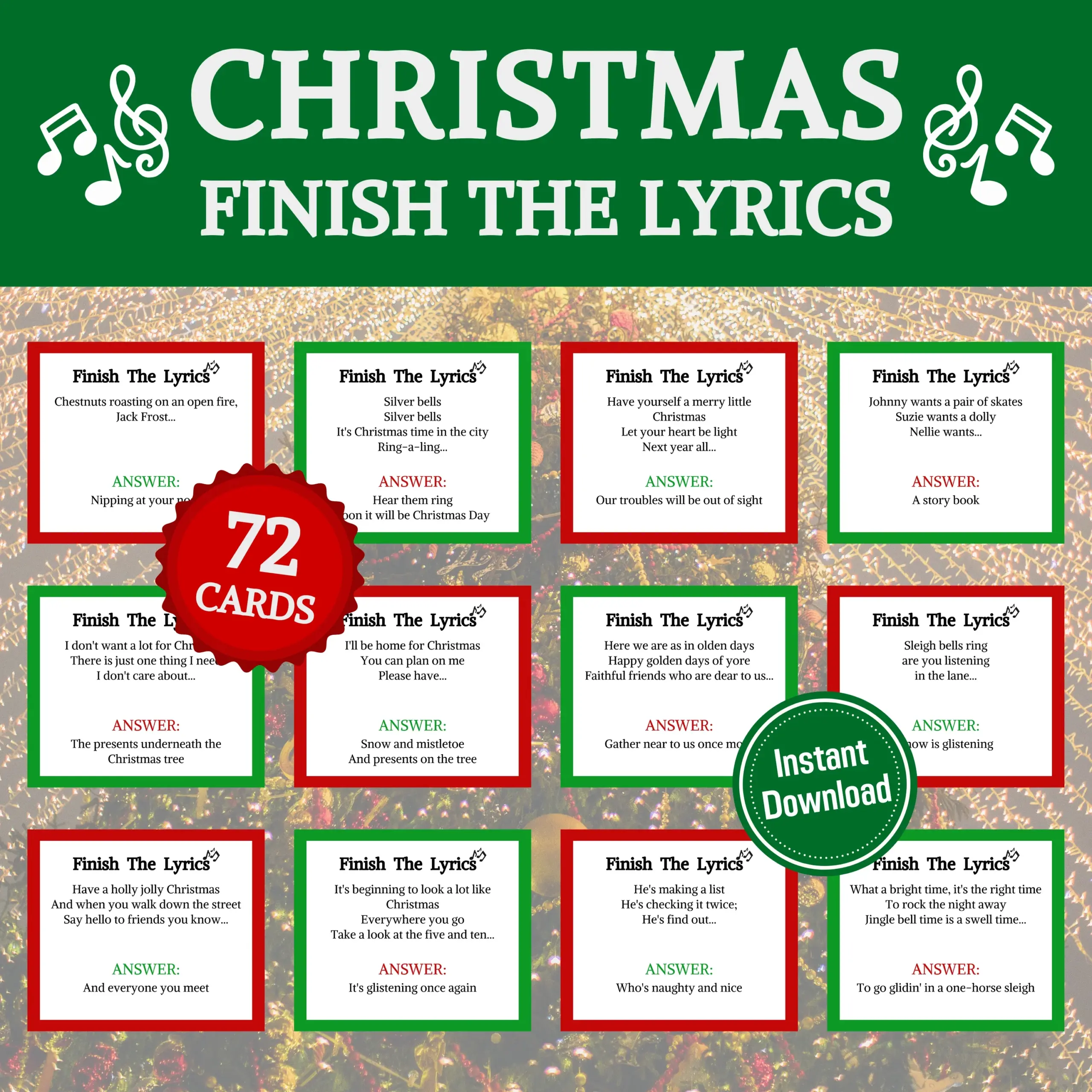 finish the christmas lyrics quiz questions and answers printable finish the christmas lyrics quiz questions and answers printable