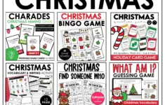 Christmas Games For Ell Esl Holiday Grammar Vocabulary Games Bundle