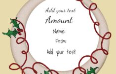 Christmas Gift Certificate Templates