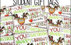Christmas Gift Tags To Students