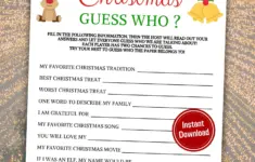 Christmas Guess Who Game