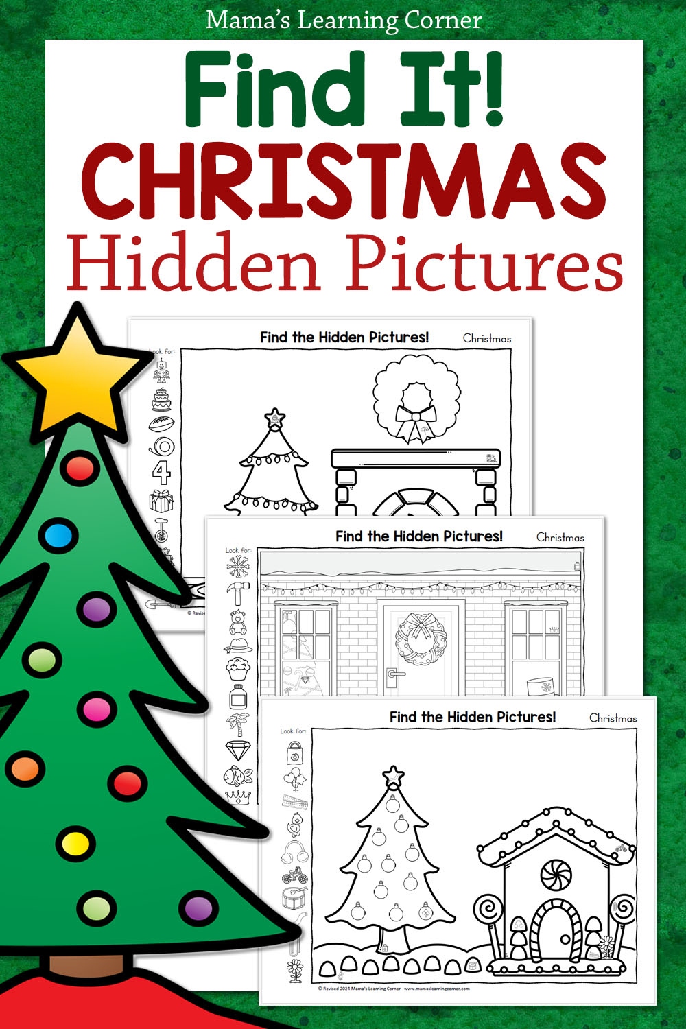 Christmas Hidden Pictures Printables