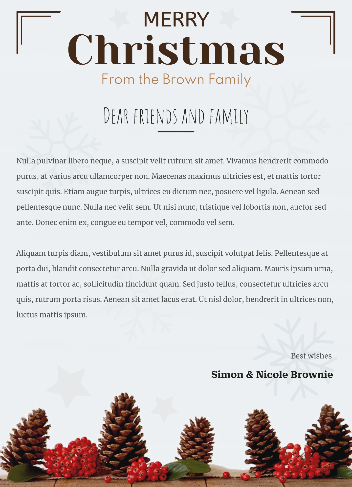 Christmas Holiday Newsletter Free Google Docs Template Christmas Holiday Newsletter Free Google Docs Template