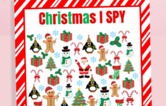 Christmas I Spy Printable Game