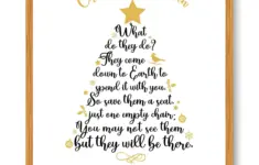 Christmas In Heaven Svg Memorial Poem