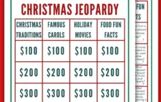 Christmas Jeopardy Game
