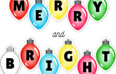 Christmas Light Letters