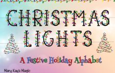 Christmas Lights Alphabet