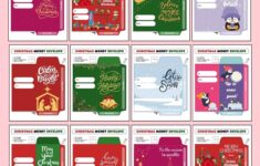 Christmas Money Envelope Template