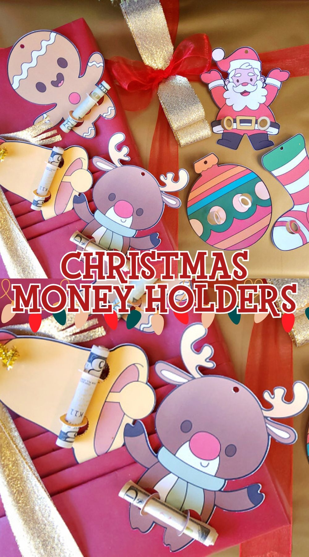 Christmas Money Holder Tags