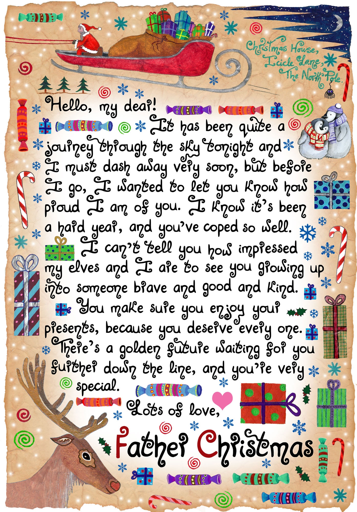 Christmas Morning Santa Letter I Know Youve Had A Hard Year