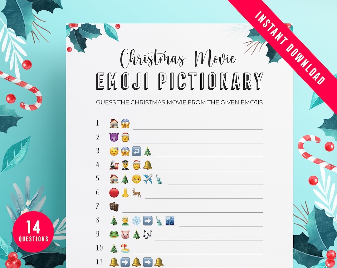 printable christmas emoji quiz printable christmas emoji quiz