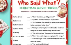 Christmas Movie Trivia Game Christmas