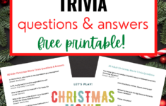 Christmas Movie Trivia Questions Answers Free Printable