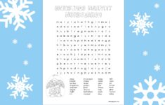 Christmas Nativity Wordsearch Printable