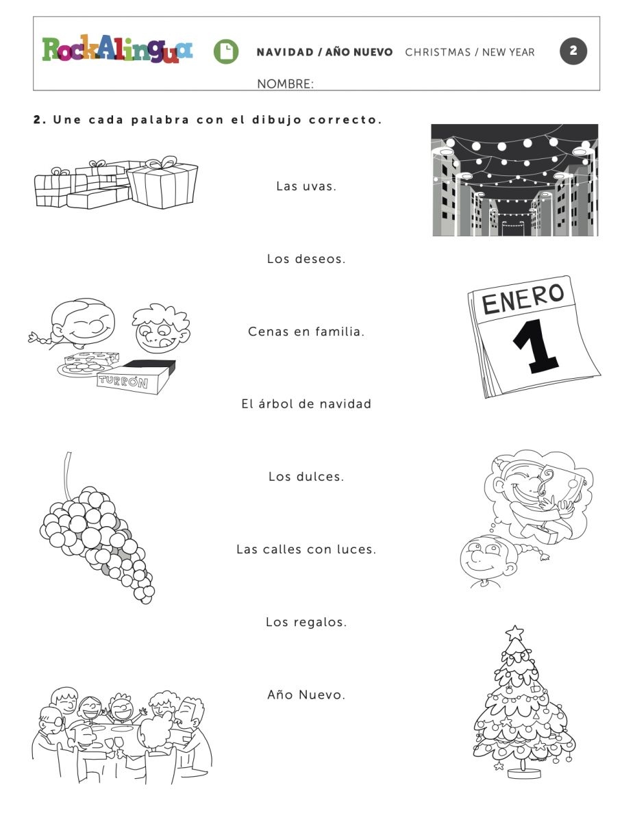 spanish christmas activities worksheets spanish christmas activities worksheets