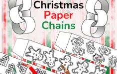 Christmas Paper Chain Links For Kids