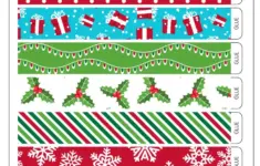 Christmas Paper Chains Activity Sheet