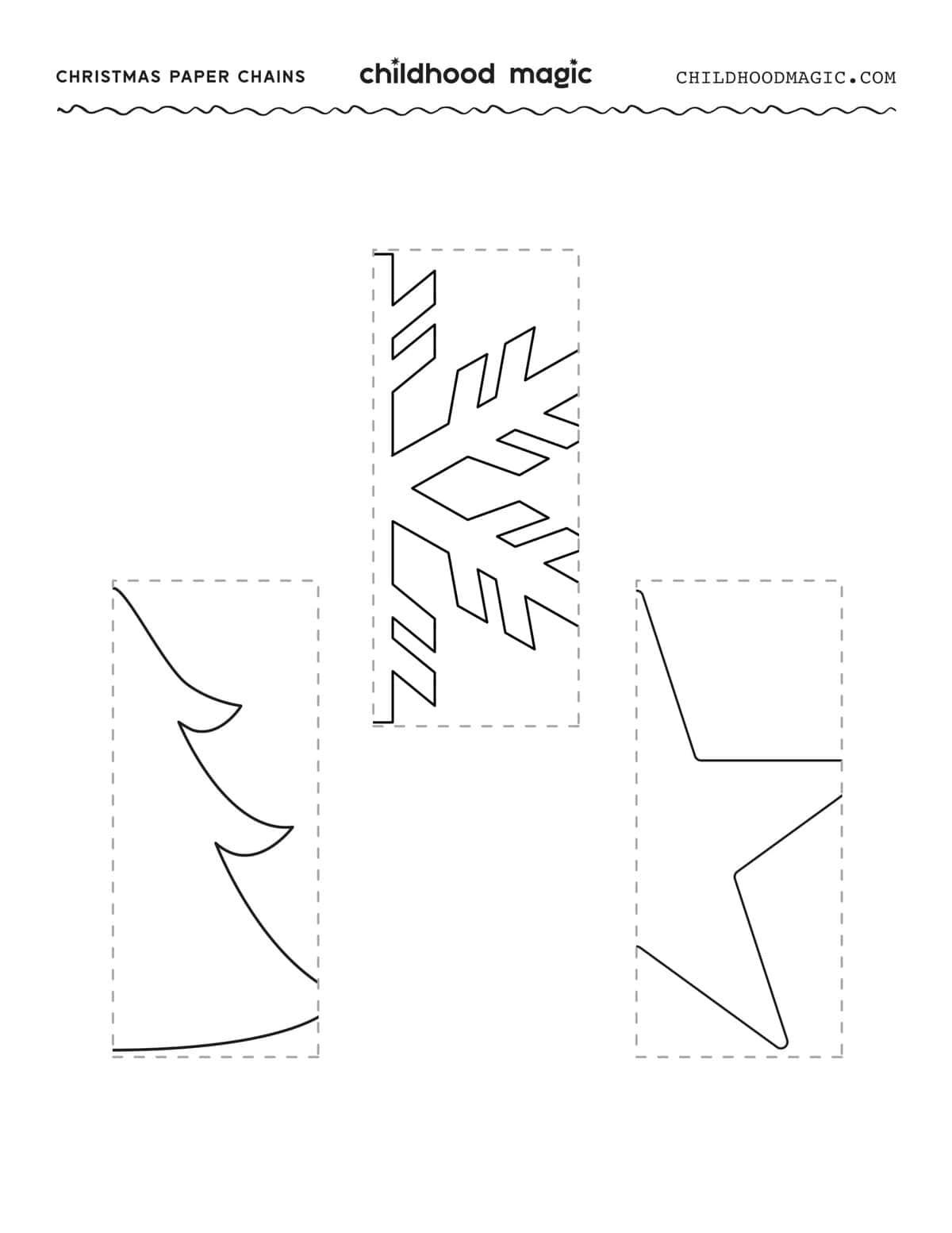 Christmas Paper Chains Free Printable Christmas Paper Chains Free Printable