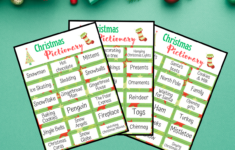 Christmas Pictionary Game