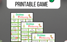 Christmas Pictionary Game