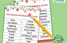 Christmas Pictionary Printable