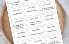 Christmas Pictionary Themed Word Lists