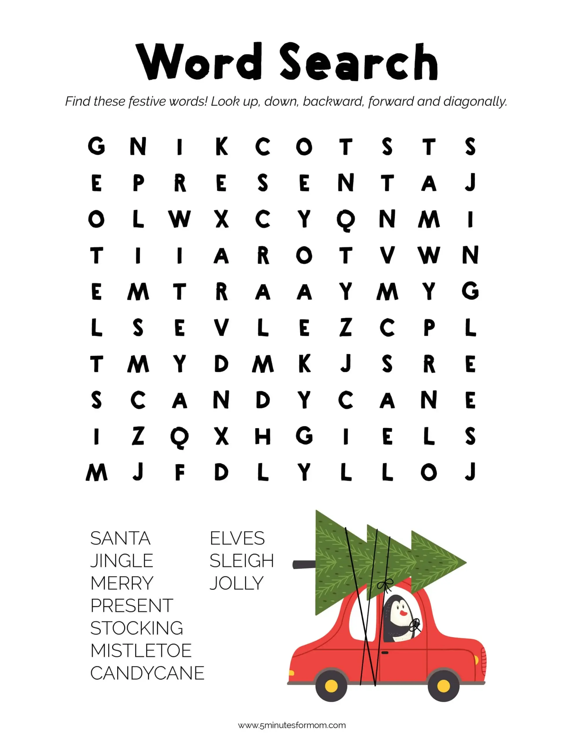 Christmas Printable Activities Christmas Printable Activities