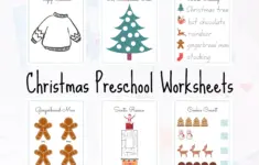 Christmas Printable Workbook Santa