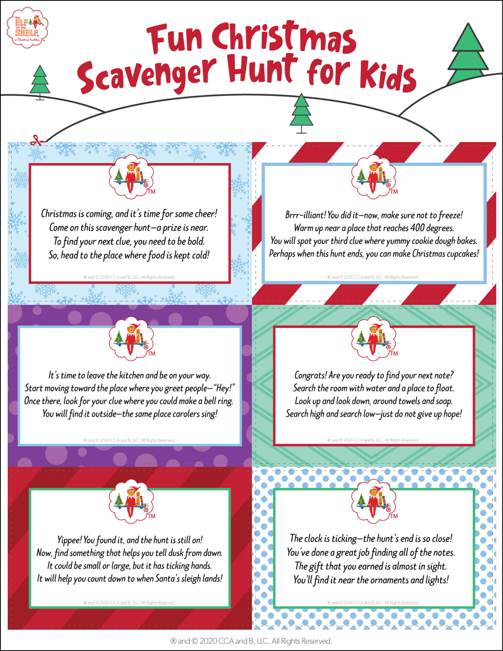 Christmas Scavenger Hunts For Kids