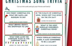 Christmas Song Trivia