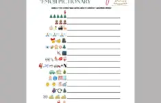 Christmas Songs Emoji Pictionary 72590
