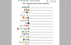 Christmas Songs Emoji Pictionary 72590