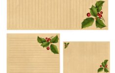 Christmas Stationery Printable