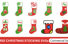 Christmas Stocking Svg