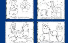 Christmas Story Coloring Pages