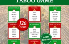 Christmas Taboo Game
