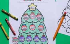 Christmas Tree Phonics Worksheet